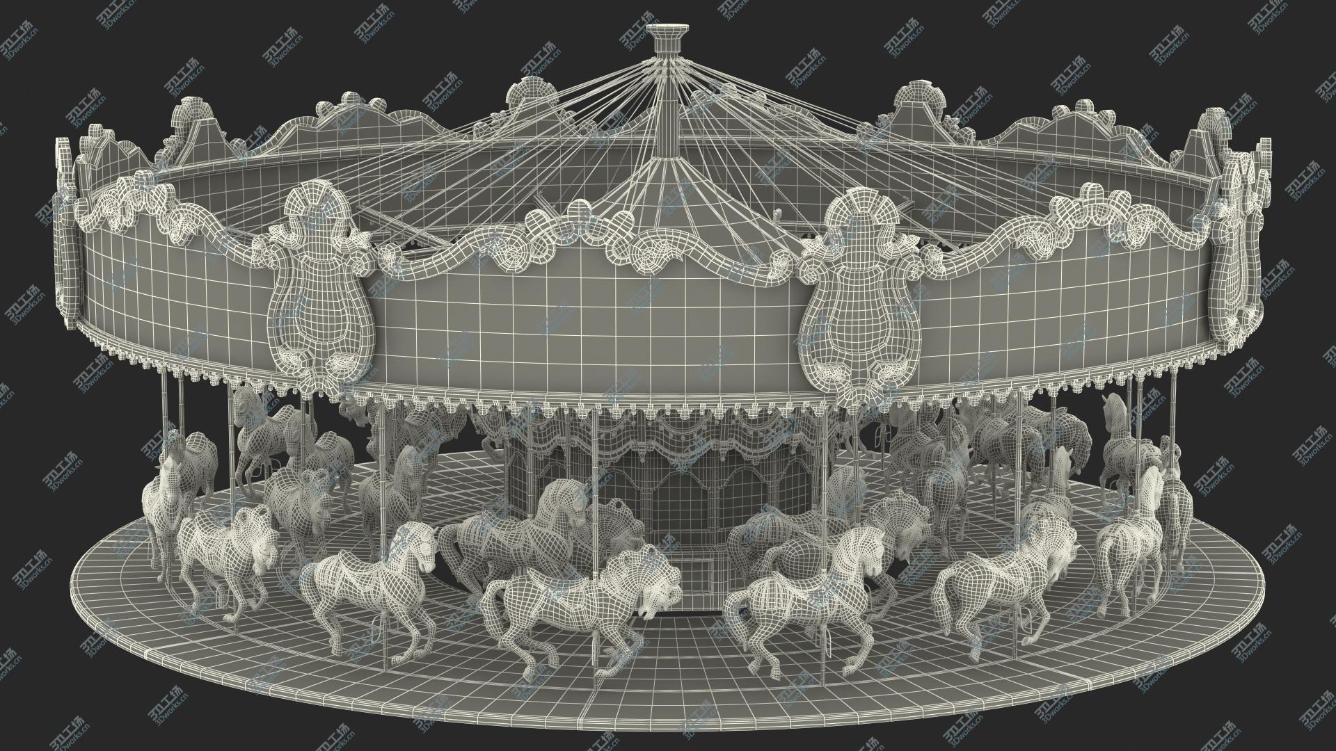 images/goods_img/202104022/Amusment Park Carousel Rigged model/4.jpg